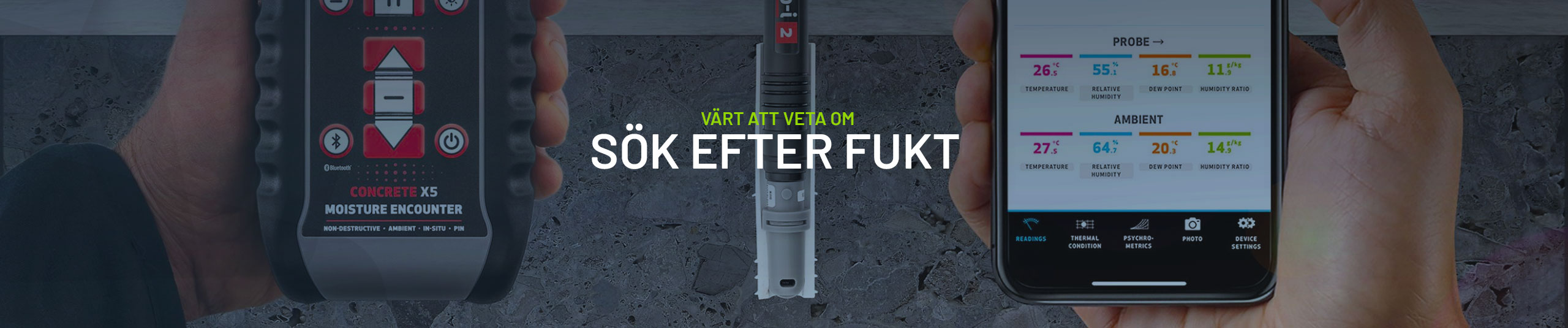 Sök efter fukt